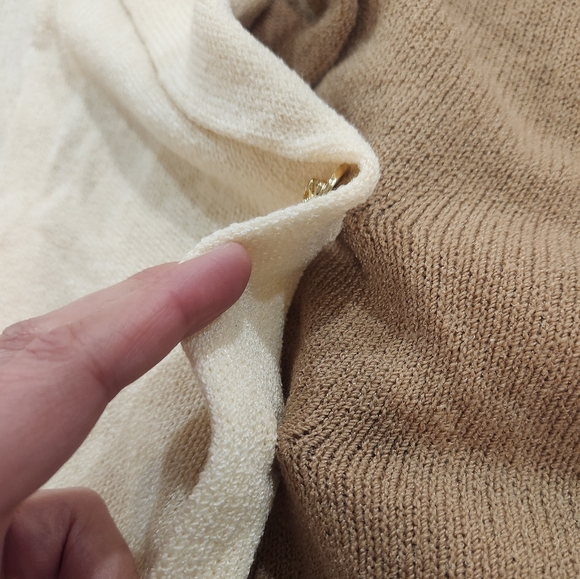 Vintage 80s Marni Knits Two Tone Knit Sweater - Picture 10 of 16